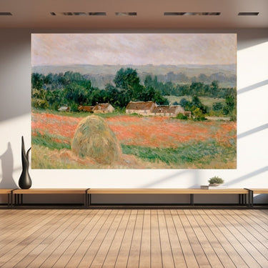 Poppies in a Field Painting